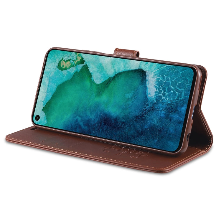 For Huawei Honor 30S AZNS Sheepskin Texture Horizontal Flip Leather Case with Holder & Card Slots & Wallet