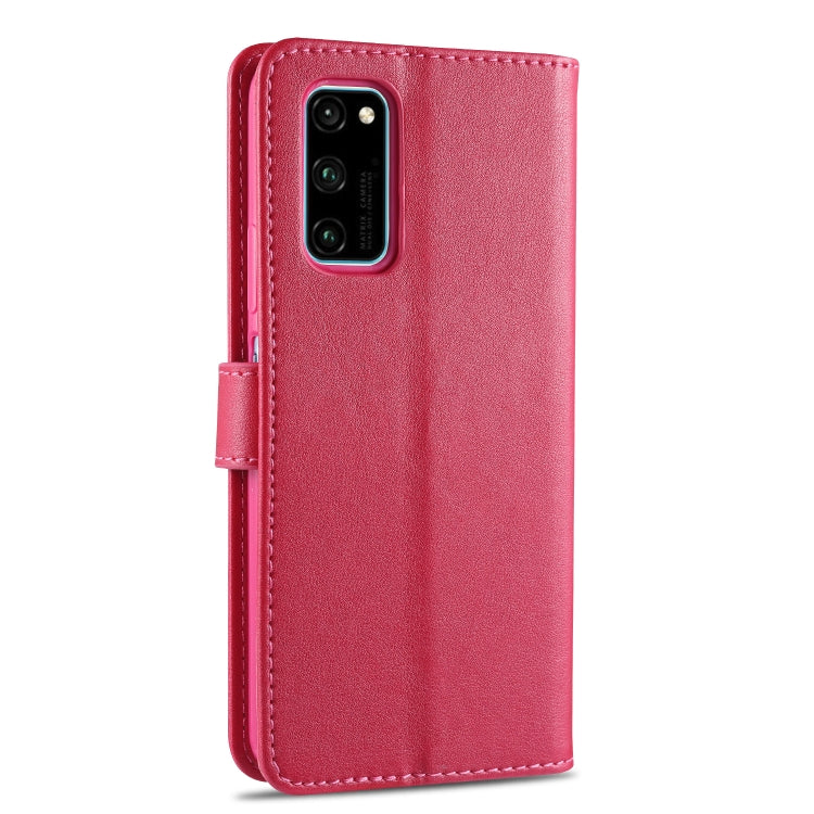 For Huawei Honor V30 AZNS Sheepskin Texture Horizontal Flip Leather Case with Holder & Card Slots & Wallet