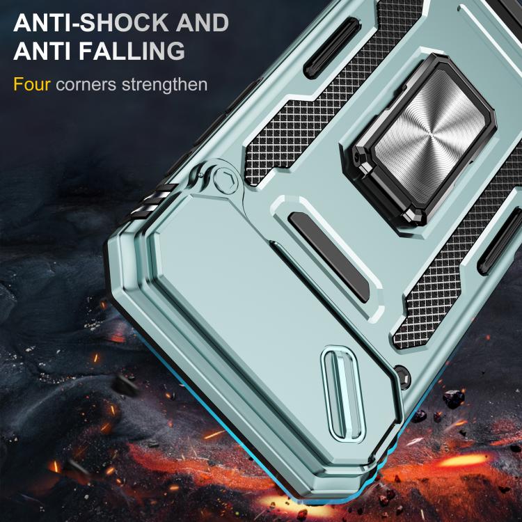 For iPhone Air Armor PC + TPU Camera Shield Phone Case