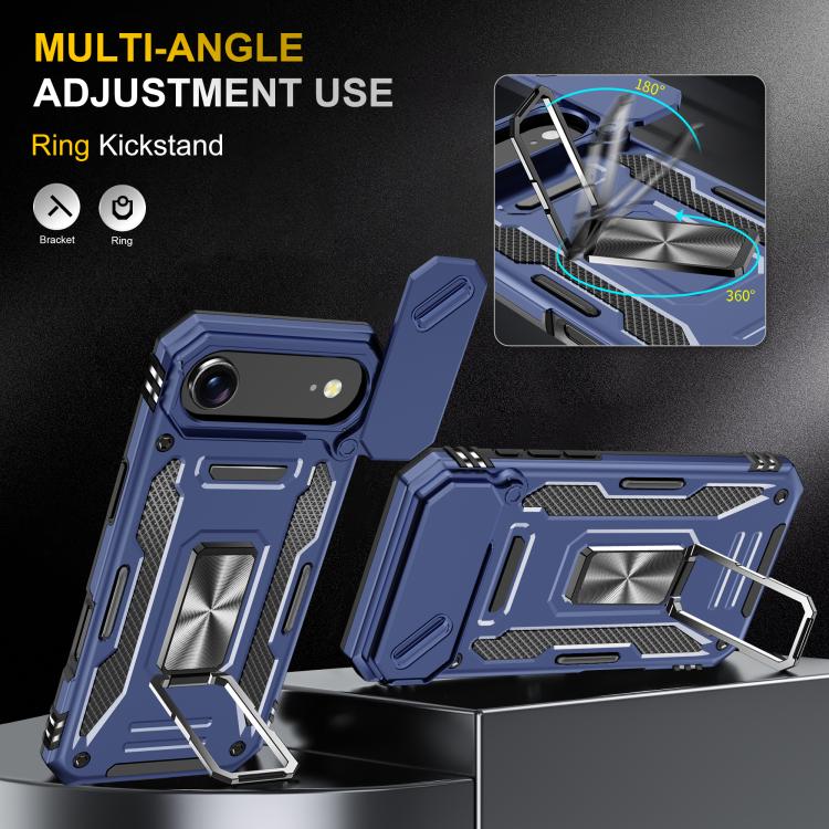 For iPhone Air Armor PC + TPU Camera Shield Phone Case
