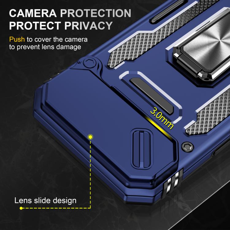 For iPhone Air Armor PC + TPU Camera Shield Phone Case