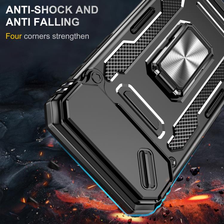 For iPhone Air Armor PC + TPU Camera Shield Phone Case