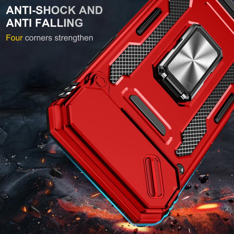 For iPhone Air Armor PC + TPU Camera Shield Phone Case