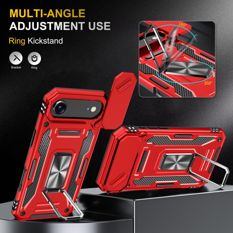 For iPhone Air Armor PC + TPU Camera Shield Phone Case