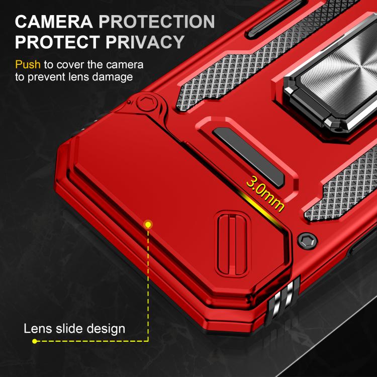 For iPhone Air Armor PC + TPU Camera Shield Phone Case