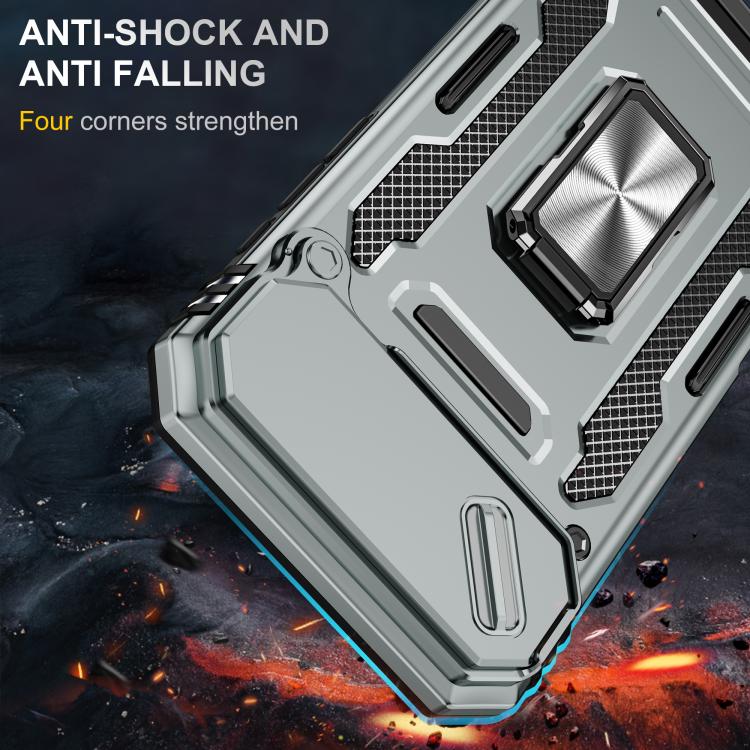 For iPhone Air Armor PC + TPU Camera Shield Phone Case
