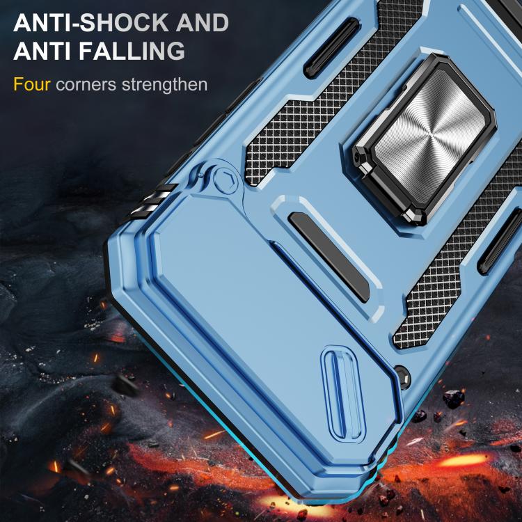For iPhone Air Armor PC + TPU Camera Shield Phone Case