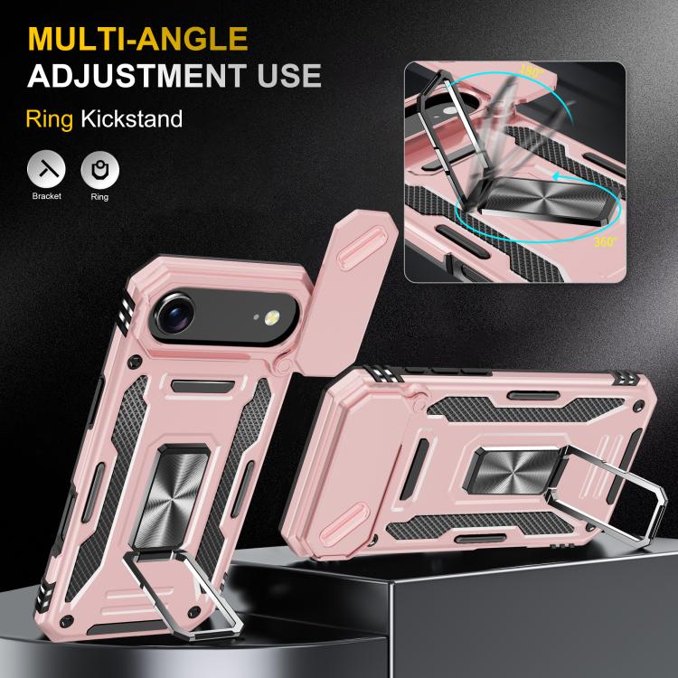 For iPhone Air Armor PC + TPU Camera Shield Phone Case