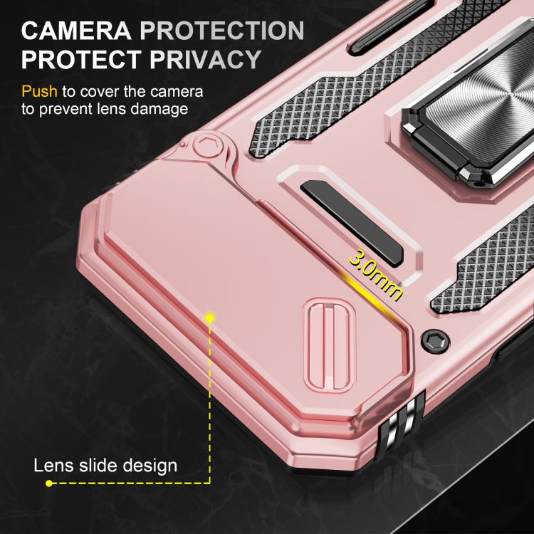 For iPhone Air Armor PC + TPU Camera Shield Phone Case