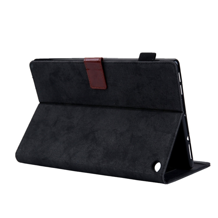 For Amazon Fire Max 11 2023 Cloth Texture Leather Smart Tablet Case