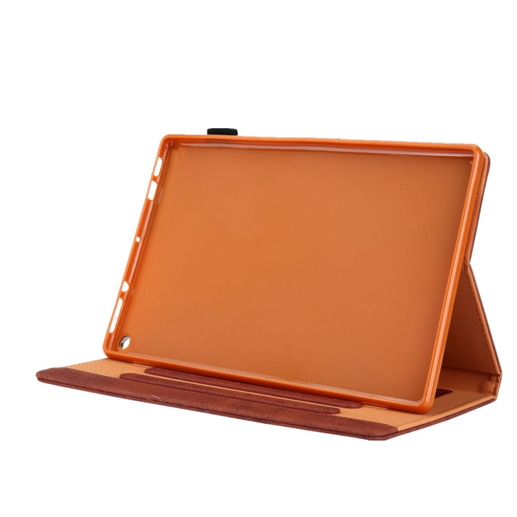 For Amazon Fire Max 11 2023 Cloth Texture Leather Smart Tablet Case