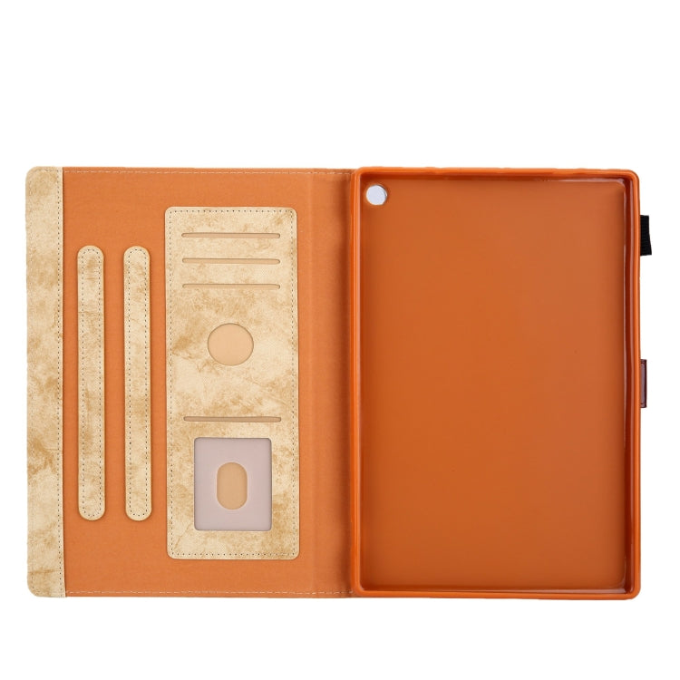 For Amazon Fire Max 11 2023 Cloth Texture Leather Smart Tablet Case