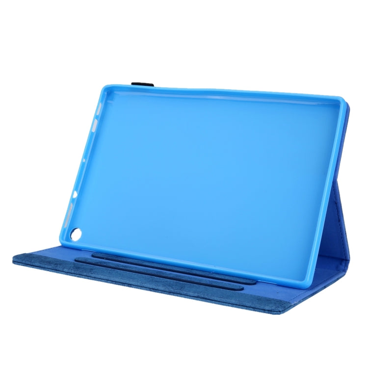 For Amazon Fire Max 11 2023 Cloth Texture Leather Smart Tablet Case