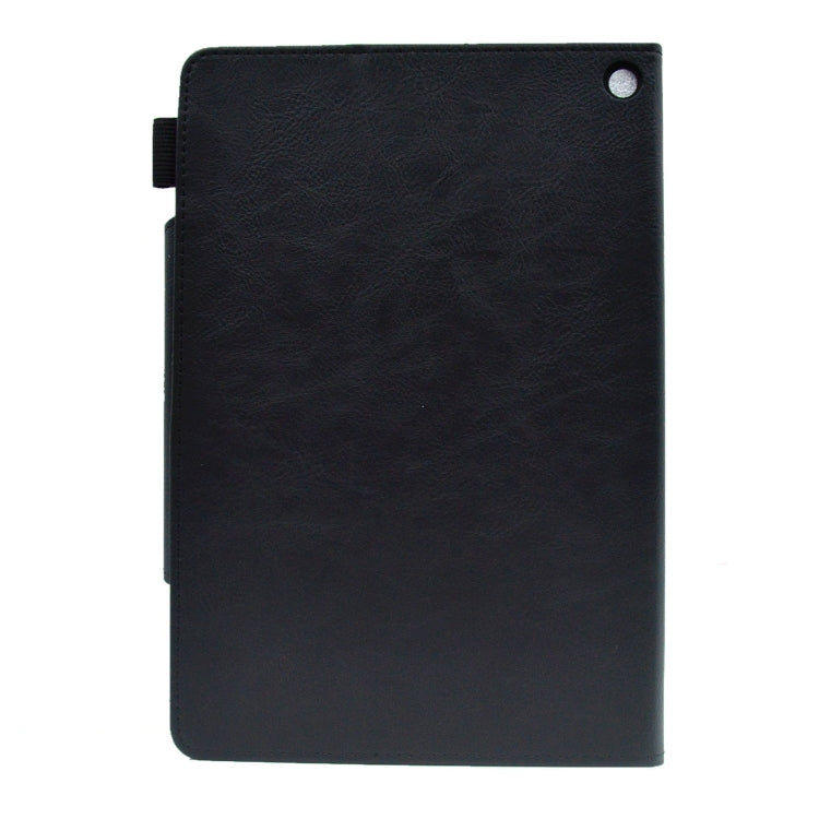 For Amazon Fire Max 11 2023 Suede Cross Texture Magnetic Clasp Leather Tablet Case