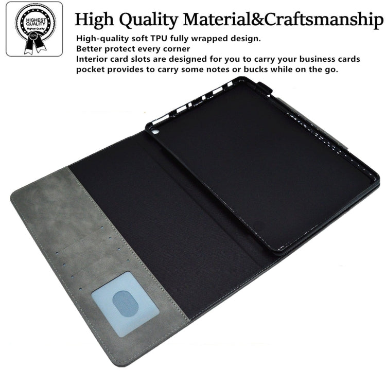 For Amazon Fire Max 11 2023 Suede Cross Texture Magnetic Clasp Leather Tablet Case