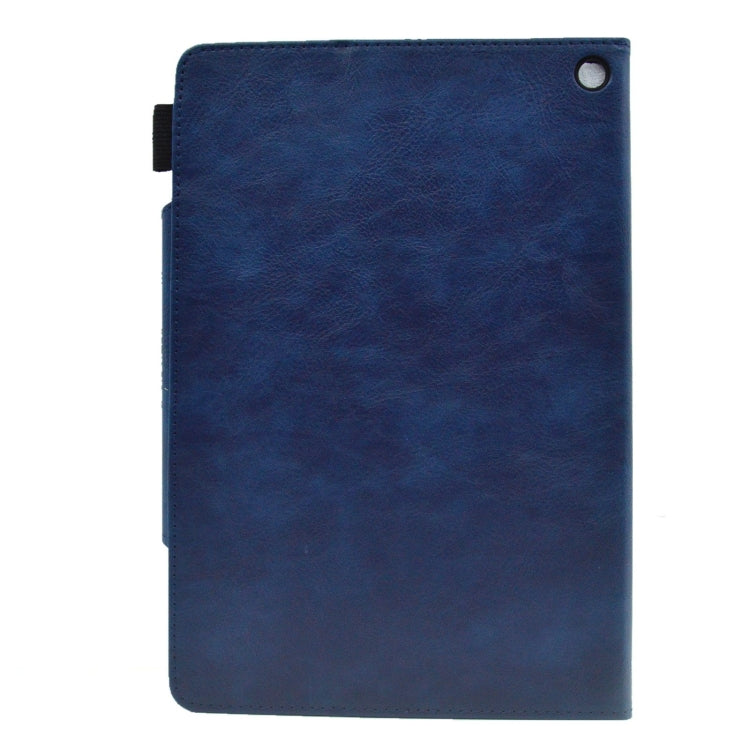 For Amazon Fire Max 11 2023 Suede Cross Texture Magnetic Clasp Leather Tablet Case