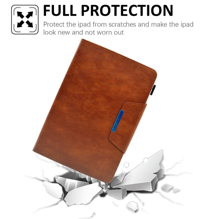 For Amazon Fire Max 11 2023 Suede Cross Texture Magnetic Clasp Leather Tablet Case