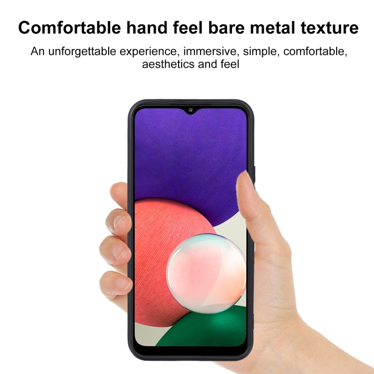 For Samsung Galaxy A22 5G TPU Phone Case - Black