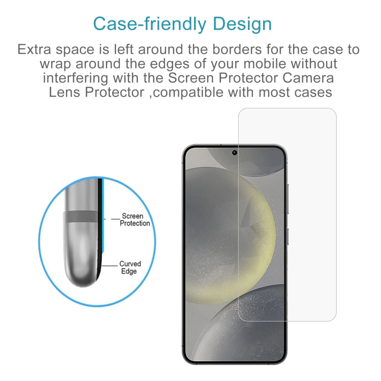 For Samsung Galaxy S24 FE 5G 10pcs 0.26mm 9H 2.5D Tempered Glass Film