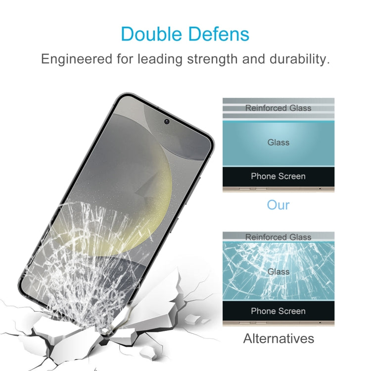 For Samsung Galaxy S24 FE 5G 10pcs 0.26mm 9H 2.5D Tempered Glass Film