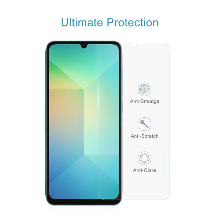 For Samsung Galaxy A06 5G 10pcs 0.26mm 9H 2.5D Tempered Glass Film