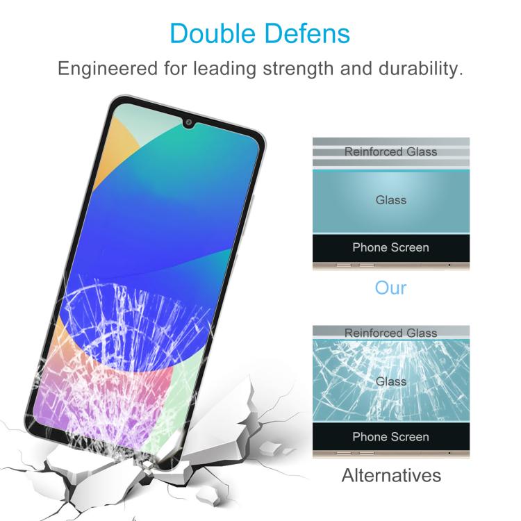 For Samsung Galaxy F06 5G 10pcs 0.26mm 9H 2.5D Tempered Glass Film
