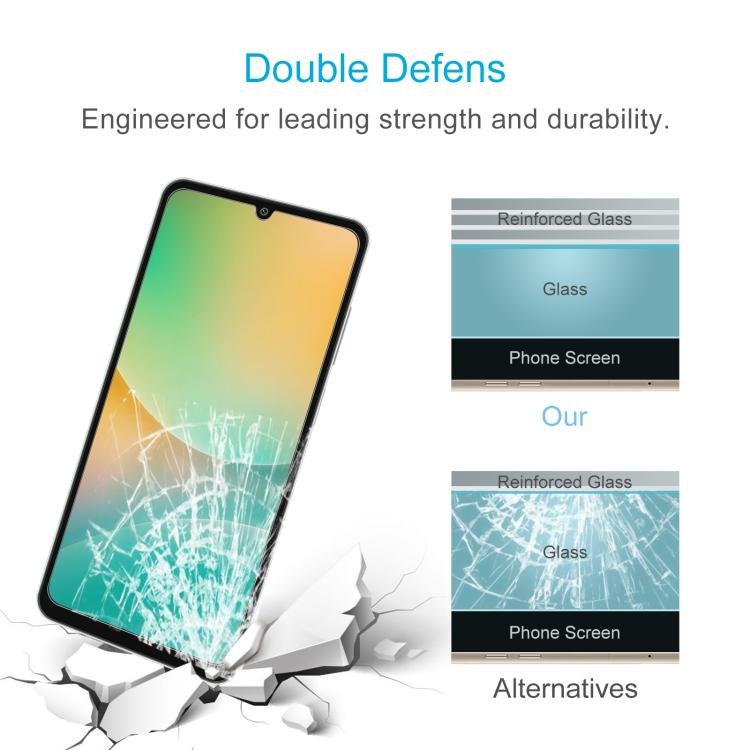 For Samsung Galaxy M06 5G 50pcs 0.26mm 9H 2.5D Tempered Glass Film