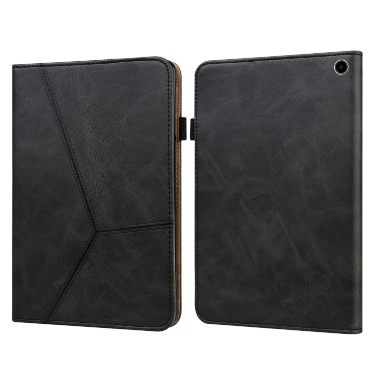 For Amazon Fire Max 11 Embossed Striped Leather Tablet Case