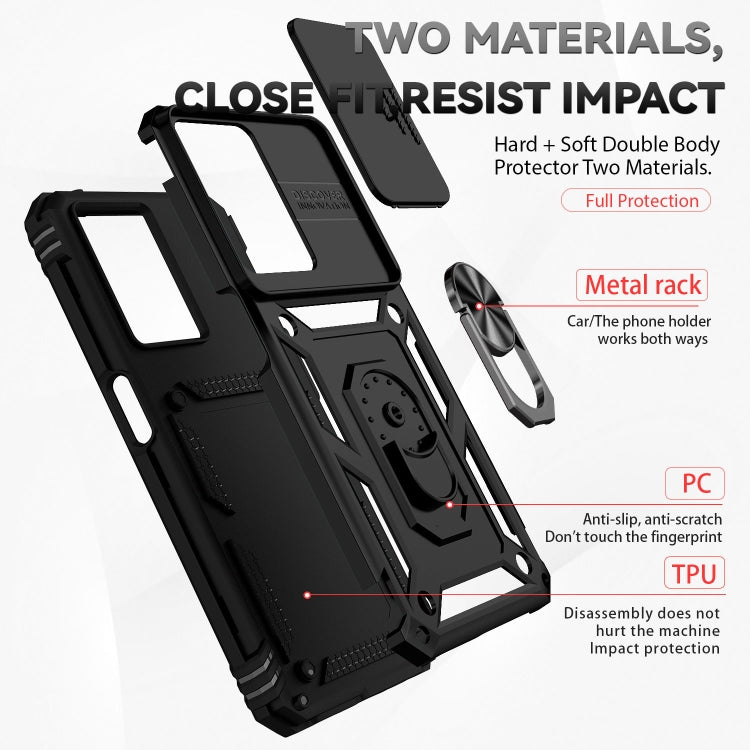 For OPPO A57 Sliding Camshield Holder Phone Case