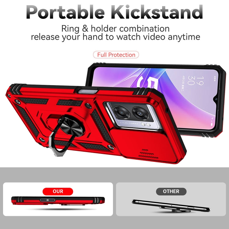 For OPPO A57 Sliding Camshield Holder Phone Case