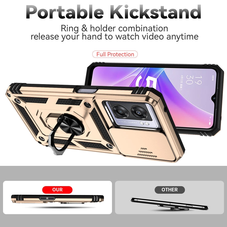 For OPPO A57 Sliding Camshield Holder Phone Case