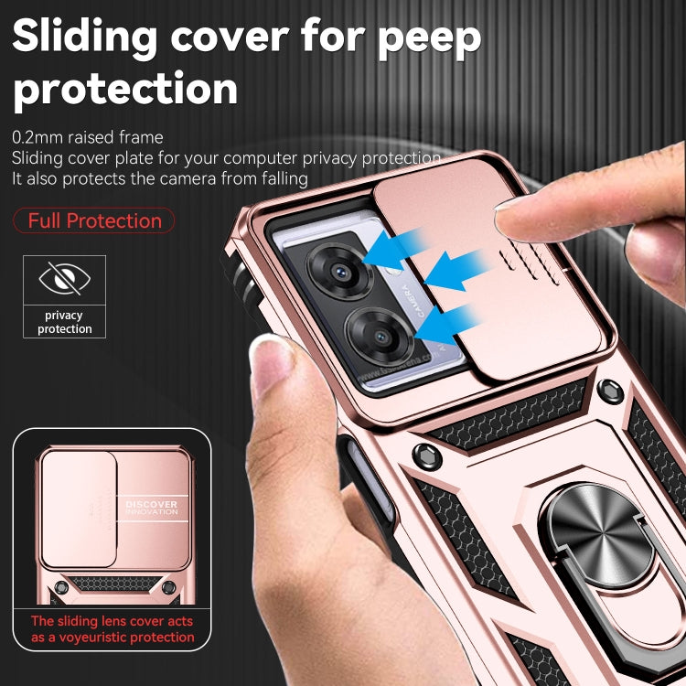 For OPPO A57 Sliding Camshield Holder Phone Case