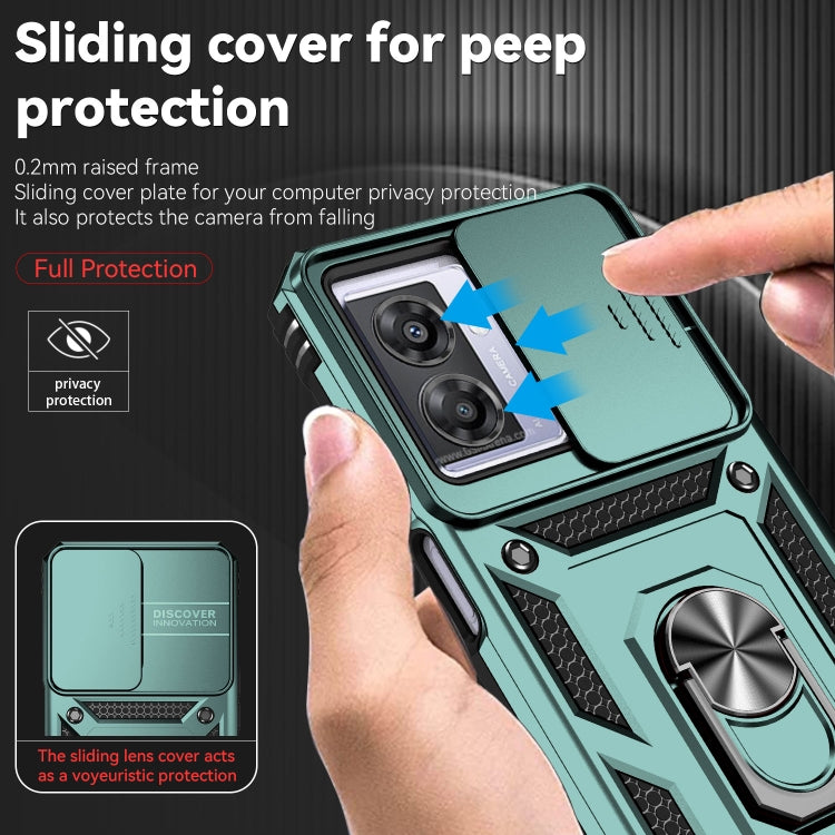 For OPPO A57 Sliding Camshield Holder Phone Case