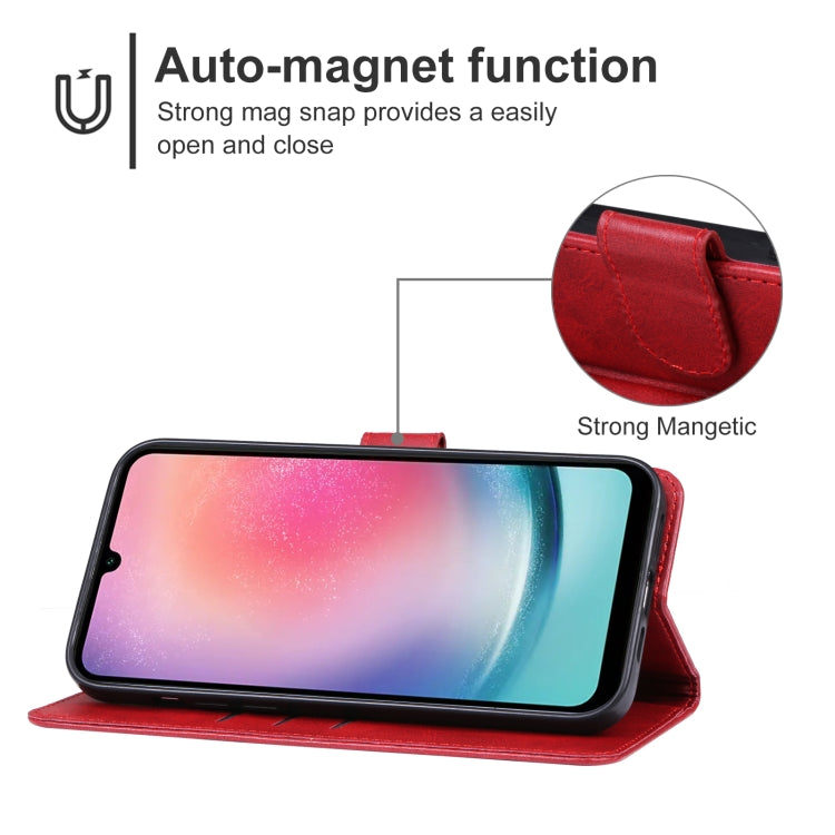 For Samsung Galaxy A25 5G Leather Phone Case