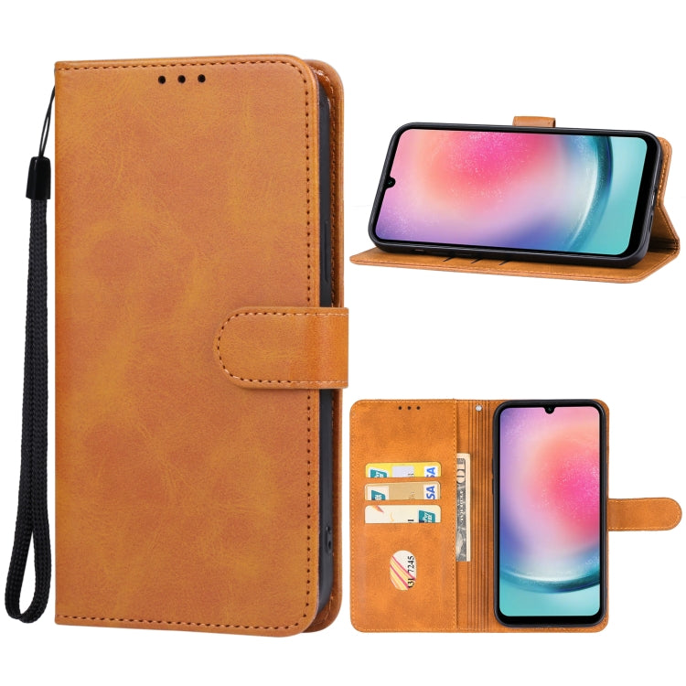 For Samsung Galaxy A25 5G Leather Phone Case