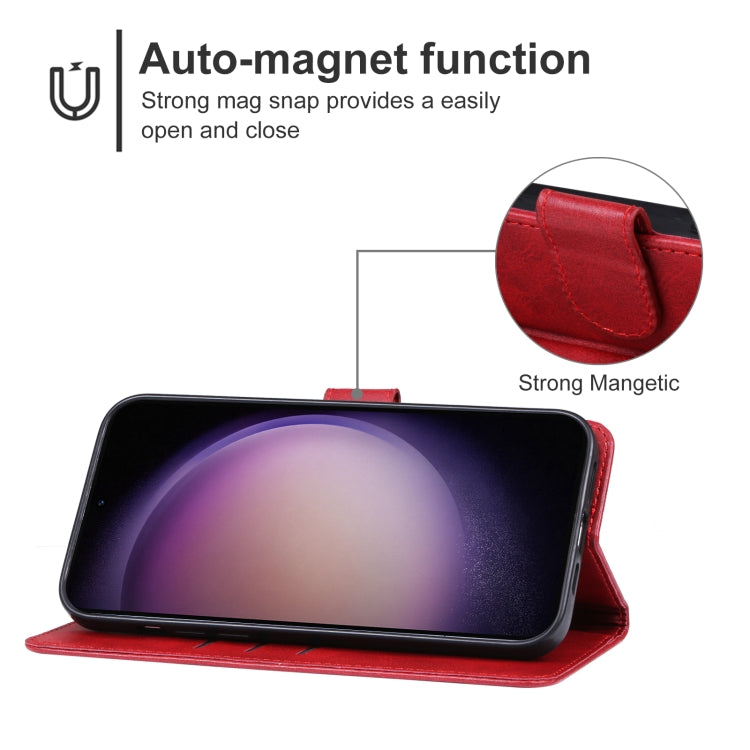 For Samsung Galaxy S23 FE 5G Leather Phone Case
