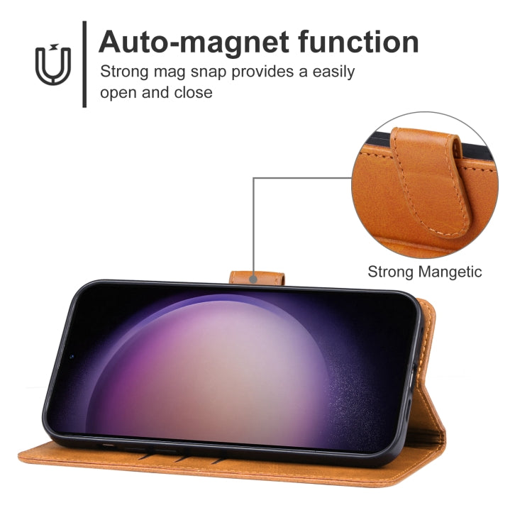 For Samsung Galaxy S23 FE 5G Leather Phone Case