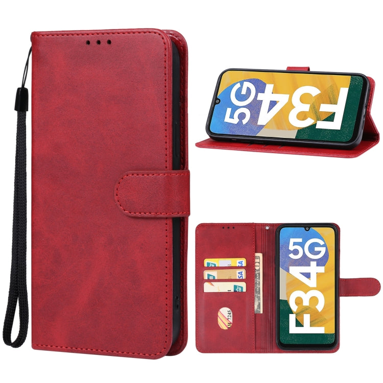 For Samsung Galaxy F34 Leather Phone Case