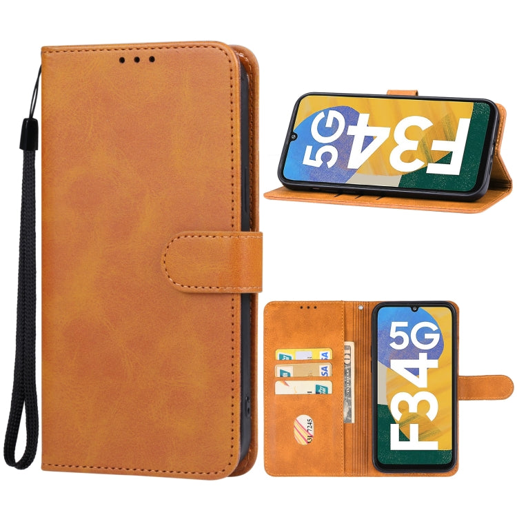 For Samsung Galaxy F34 Leather Phone Case
