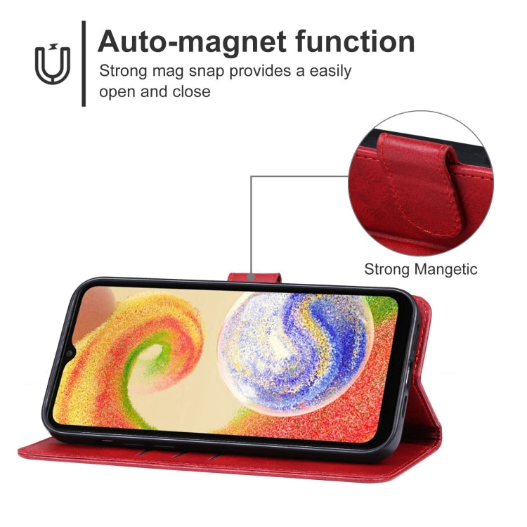 For Samsung Galaxy A05 Leather Phone Case