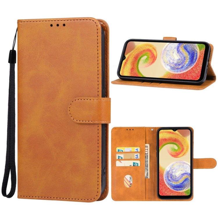 For Samsung Galaxy A05 Leather Phone Case