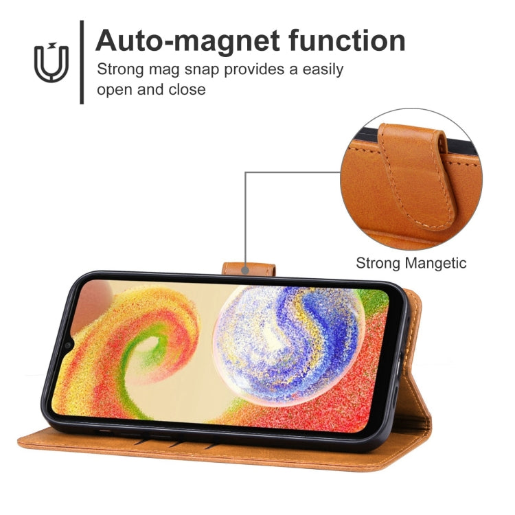 For Samsung Galaxy A05 Leather Phone Case