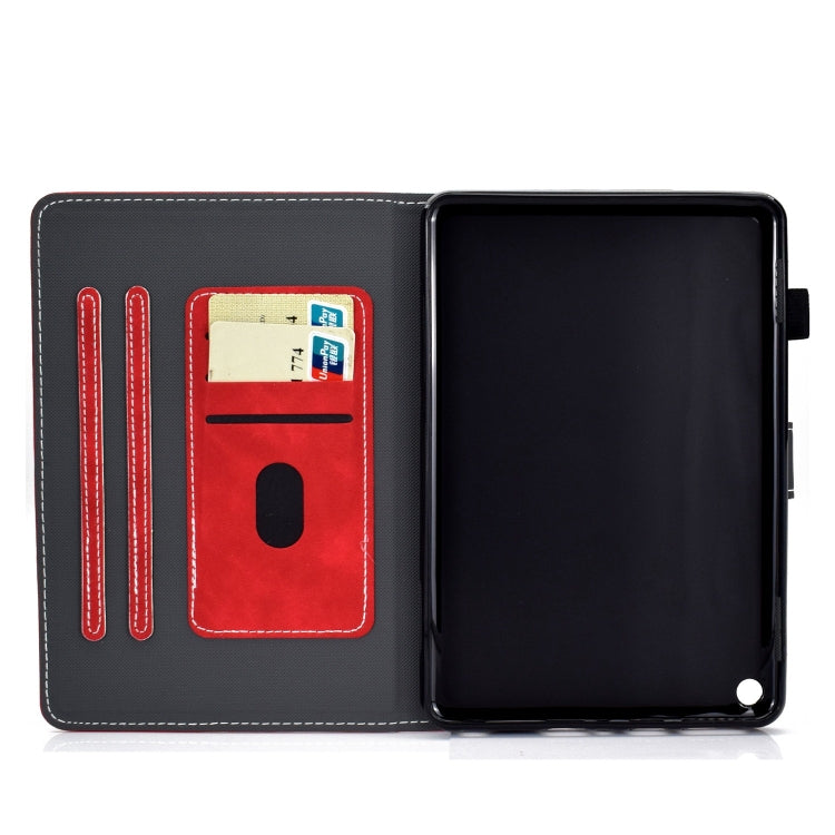 For Amazon Fire Max 11 2023 Cowhide Texture Smart Leather Tablet Case