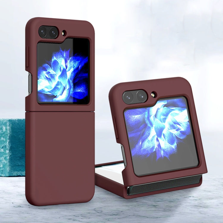 For Samsung Galaxy Z Flip6 / Flip7 FE Silicone Skin Feel Folding Phone Case