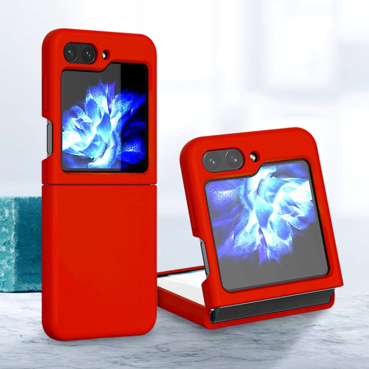 For Samsung Galaxy Z Flip6 / Flip7 FE Silicone Skin Feel Folding Phone Case