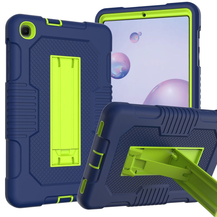 For Samsung Galaxy A 8.4 T307 Contrast Color Robot B2 Silicone Hybrid PC Tablet Case with Holder