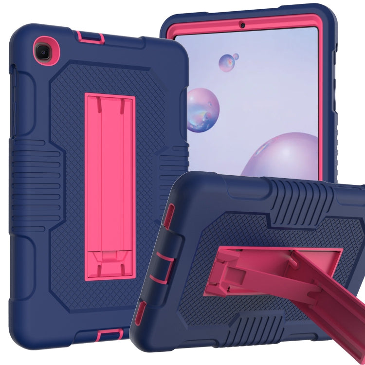 For Samsung Galaxy A 8.4 T307 Contrast Color Robot B2 Silicone Hybrid PC Tablet Case with Holder