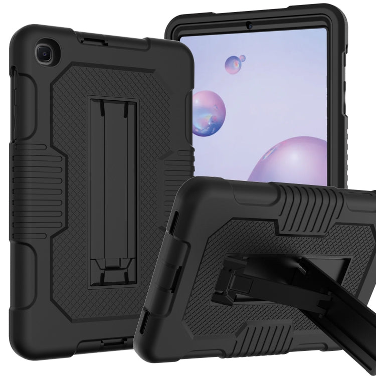 For Samsung Galaxy A 8.4 T307 Contrast Color Robot B2 Silicone Hybrid PC Tablet Case with Holder