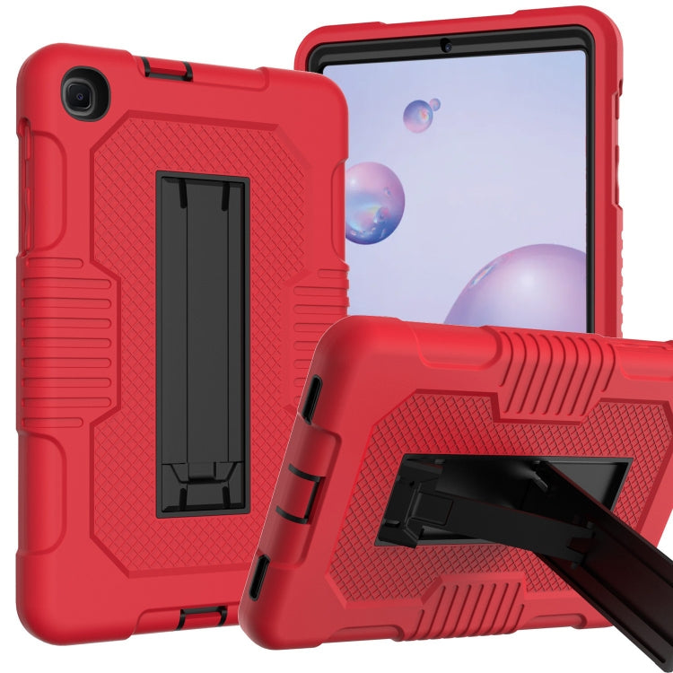 For Samsung Galaxy A 8.4 T307 Contrast Color Robot B2 Silicone Hybrid PC Tablet Case with Holder