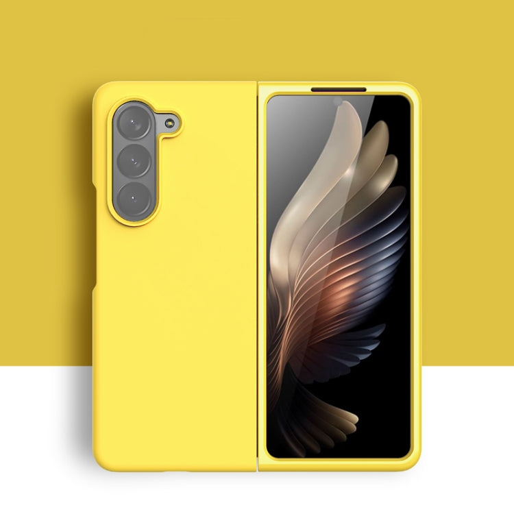 For Samsung Galaxy Z Fold5 Silicone Skin Feel Folding Phone Case